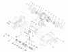 Toro 73441 (416-8) - 416-8 Garden Tractor, 1997 (7900001-7999999) Ricambi TRANSMISSION 8-SPEED 8 PINION #2