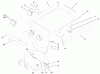 Toro 73450 (315-8) - 315-8 Garden Tractor, 2002 (220000001-220999999) Ricambi HOOD ASSEMBLY