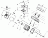 Toro 73470 (518xi) - 518xi Garden Tractor, 1998 (8900001-8999999) Listas de piezas de repuesto y dibujos GROUP 4-HEAD/VALVE/BREATHER (MODEL 73470 ONLY)