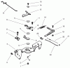 Toro 73470 (518xi) - 518xi Garden Tractor, 1998 (8900001-8999999) Listas de piezas de repuesto y dibujos GROUP 9-ENGINE CONTROLS (MODEL 73470 ONLY)