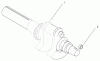 Toro 73542 (520xi) - 520xi Garden Tractor, 1999 (9900001-9999999) Ricambi GROUP 1-CRANKSHAFT (MODEL 73542 & 73570)