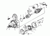 Toro 73501 (520-H) - 520-H Garden Tractor, 1993 (39000001-39999999) Ricambi STARTER COMPONENTS