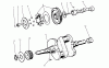 Toro 73501 (520-H) - 520-H Garden Tractor, 1995 (59000412-59002868) Ricambi CAMSHAFT & CRANKSHAFT