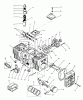 Toro 73501 (520-H) - 520-H Garden Tractor, 1995 (59000412-59002868) Ricambi ENGINE CYLINDER BLOCK