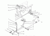 Toro 73501 (520-H) - 520-H Garden Tractor, 1995 (59000412-59002868) Ricambi HYDROSTATIC LIFT LINKAGE
