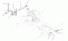 Toro 73501 (520-H) - 520-H Garden Tractor, 1995 (59000412-59002868) Ricambi REAR HITCH ASSEMBLY