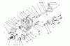 Toro 73501 (520-H) - 520-H Garden Tractor, 1995 (59000412-59002868) Ricambi TRANSAXLE ASSEMBLY #2
