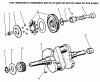 Toro 73502 (520-H) - 520-H Garden Tractor, 1996 (6900001-6999999) Ricambi CAM & CRANKSHAFTS