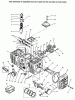 Toro 73502 (520-H) - 520-H Garden Tractor, 1996 (6900001-6999999) Ricambi ENGINE CYLINDER BLOCK