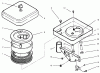 Toro 73502 (520-H) - 520-H Garden Tractor, 1997 (7900001-7999999) Ricambi AIR CLEANER