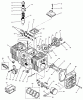 Toro 73502 (520-H) - 520-H Garden Tractor, 1997 (7900001-7999999) Ricambi ENGINE CYLINDER BLOCK