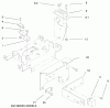 Toro 73502 (520-H) - 520-H Garden Tractor, 1997 (7900001-7999999) Ricambi HOODSTAND ELECTRICAL HOUSING & WIRE HARNESS