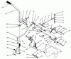 Toro 73520 (520-H) - 520-H Garden Tractor, 1995 (5900001-5900177) Ricambi CLUTCH, BRAKE & SPEED CONTROL LINKAGE