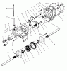 Toro 73520 (520-H) - 520-H Garden Tractor, 1995 (5900001-5900177) Ricambi TRANSAXLE