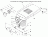 Toro 73521 (520-H) - 520-H Garden Tractor, 1997 (7900001-7999999) Listas de piezas de repuesto y dibujos HOOD ASSEMBLY