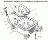 Toro 73521 (520-H) - 520-H Garden Tractor, 1997 (7900001-7999999) Listas de piezas de repuesto y dibujos OIL FILL TUBE & BASE