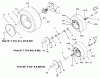Toro 73521 (520-H) - 520-H Garden Tractor, 1997 (7900001-7999999) Listas de piezas de repuesto y dibujos WHEEL ASSEMBLIES