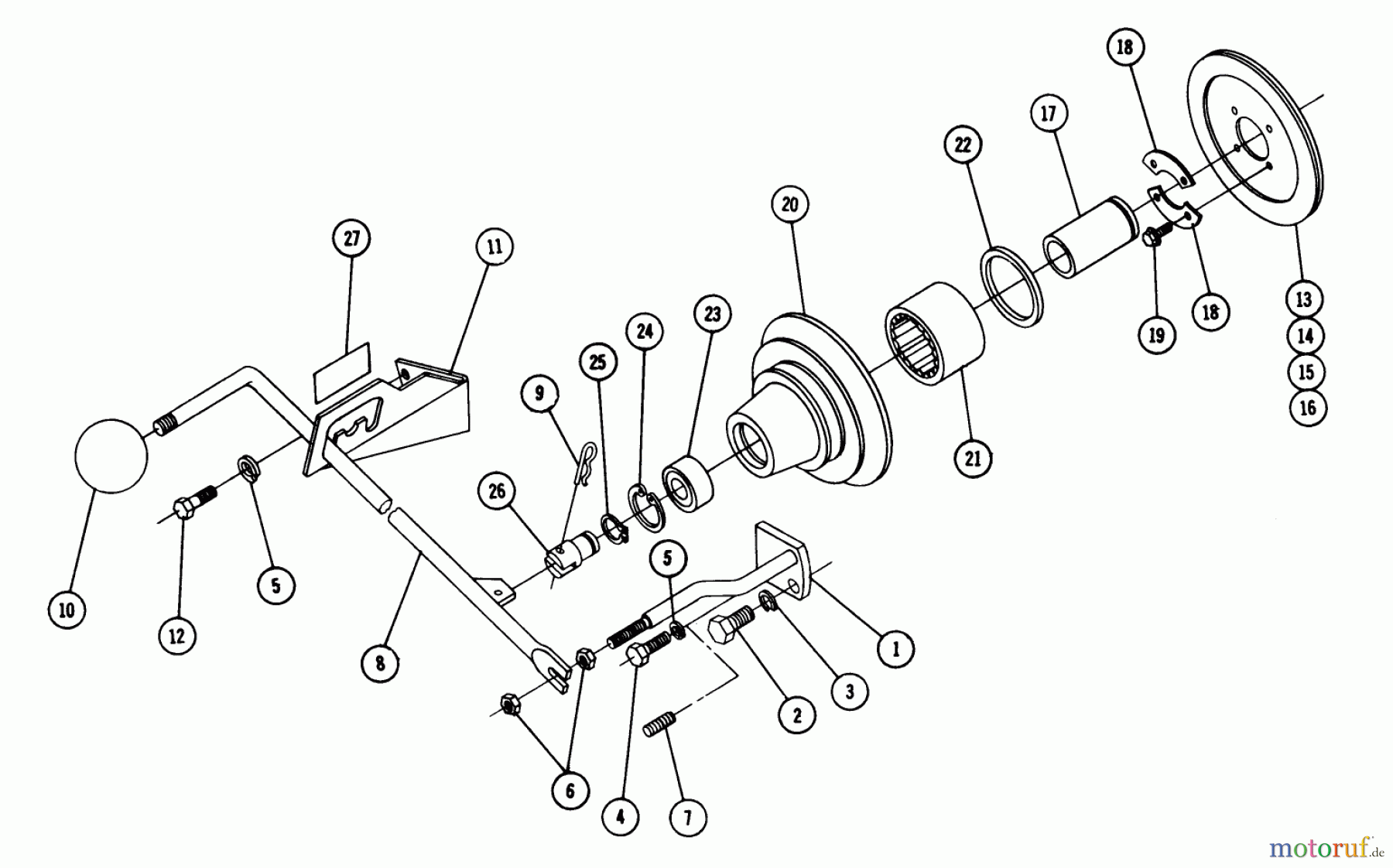 Toro Neu Accessories 83111 - Toro PTO Kit, Tractor, 1969 POWER TAKE OFF MODEL 8-3111