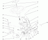 Toro 73580 (520Lxi) - 520Lxi Garden Tractor, 2000 (200000001-200999999) Ricambi MANUAL STEERING & TILT ASSEMBLY
