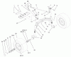Toro 73590 (523Dxi) - 523Dxi Garden Tractor, 2000 (200000001-200999999) Ricambi TIE RODS, SPINDLE, & FRONT AXLE ASSEMBLY