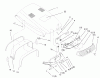 Toro 73561 (522xi) - 522xi Garden Tractor, 2000 (200000201-200999999) Ricambi HOOD & HEADLIGHT ASSEMBLY