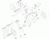 Toro 73561 (522xi) - 522xi Garden Tractor, 2000 (200000201-200999999) Ricambi TIE RODS, SPINDLE, & FRONT AXLE ASSEMBLY