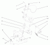 Toro 73561 (522xi) - 522xi Garden Tractor, 2003 (230000001-230999999) Listas de piezas de repuesto y dibujos CRUISE CONTROL ASSEMBLY