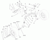 Toro 73561 (522xi) - 522xi Garden Tractor, 2003 (230000001-230999999) Listas de piezas de repuesto y dibujos TIE RODS, SPINDLE & FRONT AXLE ASSEMBLY