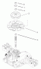Toro 74570 (170-DH) - 170-DH Lawn Tractor, 2004 (240000001-240999999) Ricambi FAN PULLEY ASSEMBLY TRANSMISSION ASSEMBLY NO. 104-2889