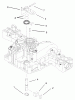 Toro 74570 (DH 210) - DH 210 Lawn Tractor, 2005 (250000001-250999999) Ricambi BRAKE ASSEMBLY TRANSMISSION ASSEMBLY NO. 104-2889