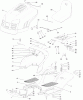Toro 74585 (DH 210) - DH 210 Lawn Tractor, 2012 (SN 312000001-312999999) Ricambi BODY AND HOOD ASSEMBLY