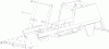 Toro 74585 (DH 210) - DH 210 Lawn Tractor, 2012 (SN 312000001-312999999) Ricambi FRAME ASSEMBLY