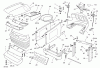 Toro 74590 (190-DH) - 190-DH Lawn Tractor, 2002 (220000001-220999999) Listas de piezas de repuesto y dibujos BODY ASSEMBLY #2
