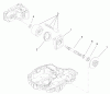 Toro 74591 (DH 220) - DH 220 Lawn Tractor, 2006 (260000001-260999999) Ricambi MOTOR SHAFT ASSEMBLY TRANSMISSION ASSEMBLY NO. 114-3155