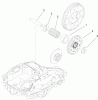 Toro 74592 (DH 220) - DH 220 Lawn Tractor, 2008 (280000529-280999999) Ricambi FINAL PINION ASSEMBLY TRANSMISSION ASSEMBLY NO. 114-3155