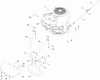 Toro 74593 (DH 220) - DH 220 Lawn Tractor, 2011 (311000401-311999999) Ricambi ENGINE AND MUFFLER ASSEMBLY
