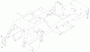 Toro 74593 (DH 220) - DH 220 Lawn Tractor, 2011 (311000401-311999999) Ricambi FRAME KIT ASSEMBLY NO. 120-8750