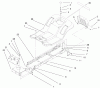 Toro 77106 (17-44H) - 17-44H Lawn Tractor, 2000 (200000001-200999999) Listas de piezas de repuesto y dibujos FRAME & BODY ASSEMBLY