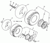 Toro A2-12K501 (212-5) - 212-5 Tractor, 1991 (1000001-1999999) Listas de piezas de repuesto y dibujos WHEEL & TIRE ASSEMBLY