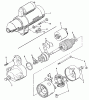 Toro R1-18OE02 (518-H) - 518-H Garden Tractor, 1990 Listas de piezas de repuesto y dibujos STARTER