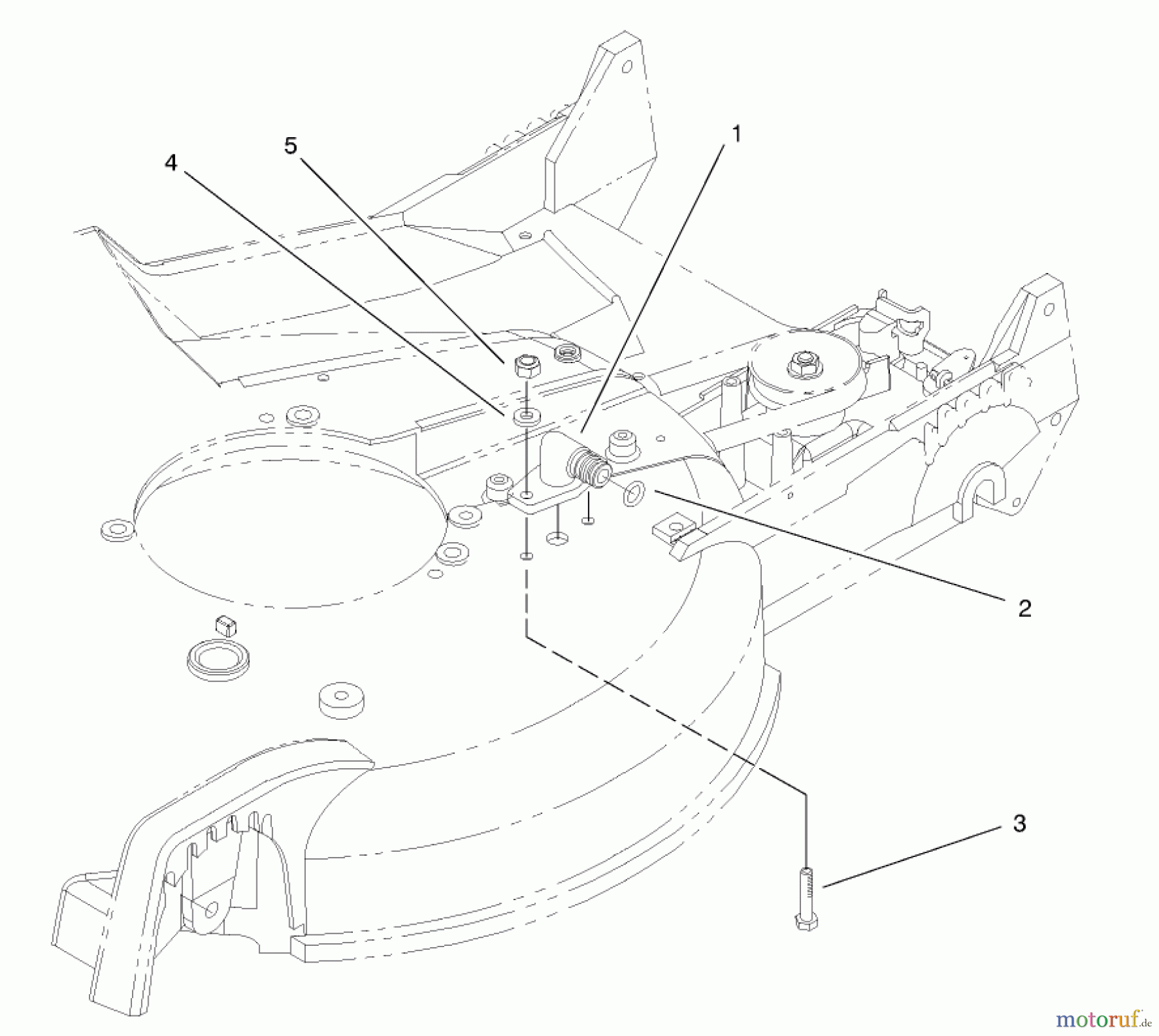Toro Neu Accessories, Mower 95-7067 - Toro Washout Port, For International Lawn Mower WASHOUT PORT ASSEMBLY