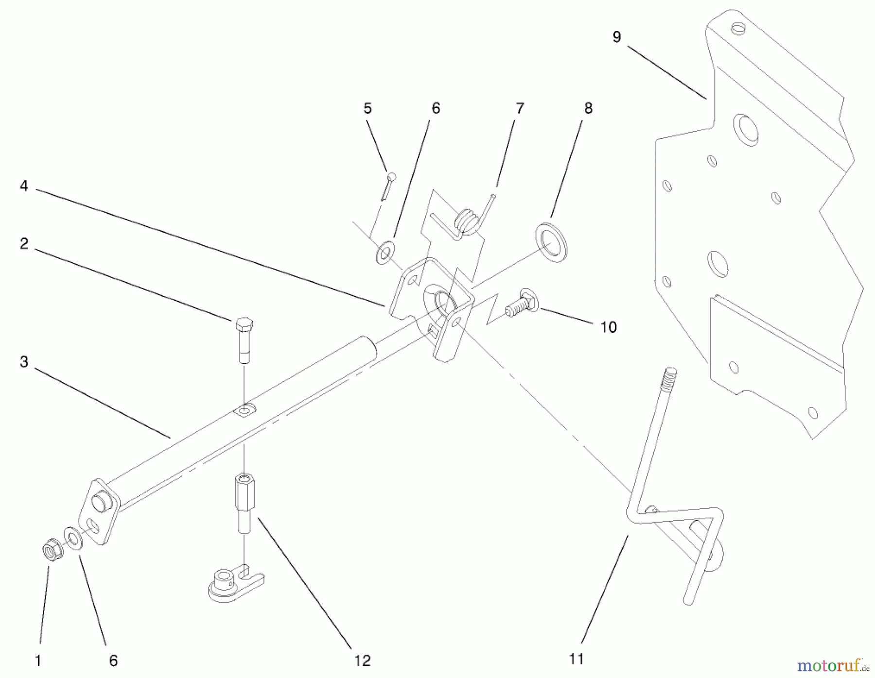 Toro Neu Accessories, Mower 99-8895 - Toro Frame Kit, 5xi Series Garden Tractors FRAME ASSEMBLY