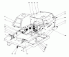 Toro 56125 (7-25) - 7-25 Rear Engine Rider, 1982 (2000001-2999999) Ricambi BODY ASSEMBLY