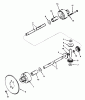 Toro 56125 (7-25) - 7-25 Rear Engine Rider, 1983 (3000001-3999999) Ricambi DIFFERENTIAL ASSEMBLY NO. 44-7300