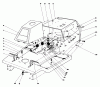 Toro 56125 (7-25) - 7-25 Rear Engine Rider, 1984 (4000001-4999999) Ricambi BODY ASSEMBLY