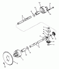 Toro 56125 (7-25) - 7-25 Rear Engine Rider, 1984 (4000001-4999999) Ricambi DIFFERENTIAL ASSEMBLY NO. 44-7300