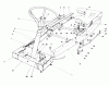 Toro 56125 (7-25) - 7-25 Rear Engine Rider, 1987 (7000001-7999999) Ricambi FRAME ASSEMBLY