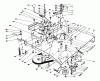 Toro 56132 (8-25) - 8-25 Recycler Rider, 1992 (2000001-2999999) Ricambi TRANSMISSION & LINKAGE ASSEMBLY