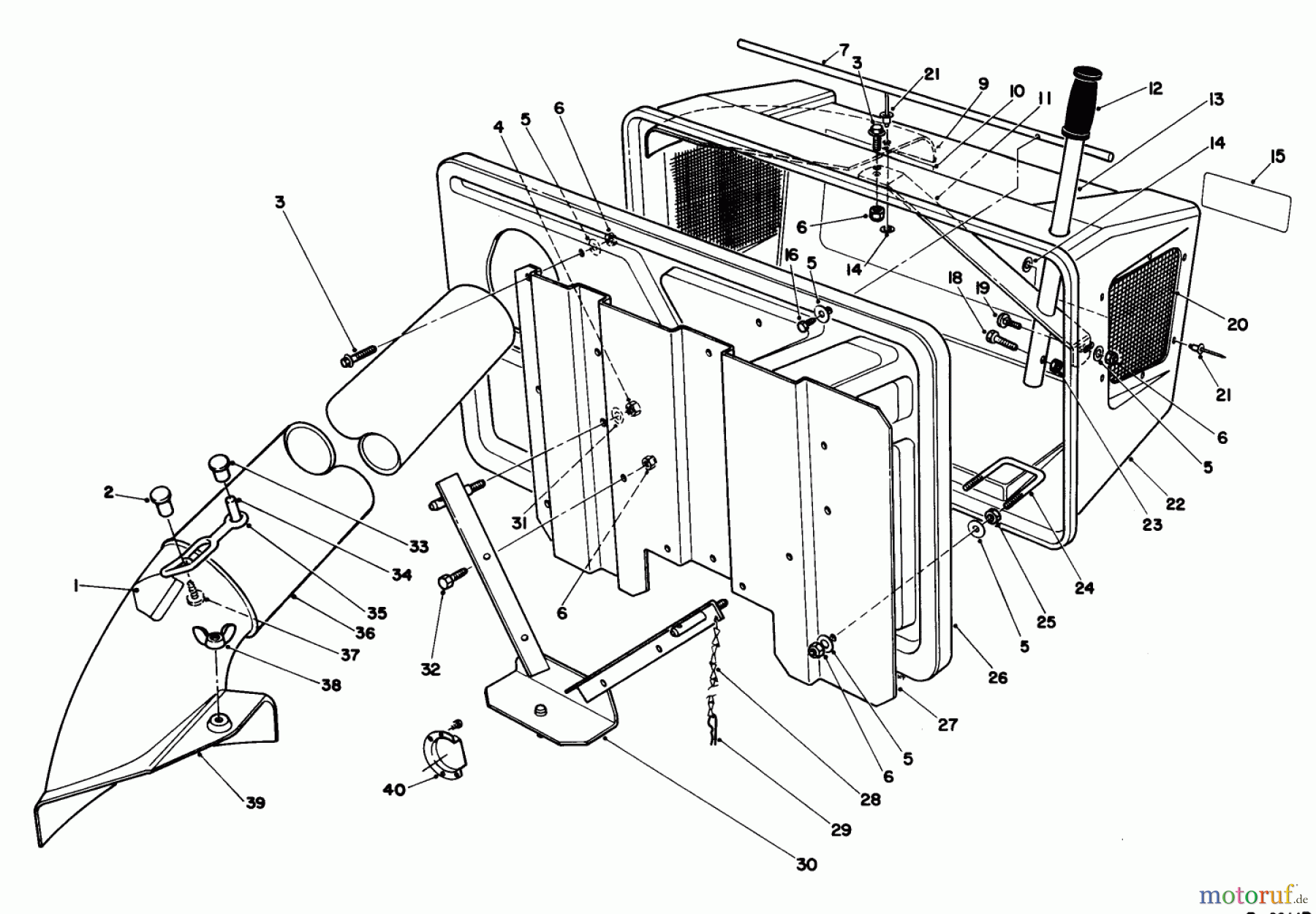 Toro Neu Mowers, Rear-Engine Rider 56133 (8-25) - Toro 8-25 Rear Engine Rider, 1992 (2000001-2999999) EASY EMPTY BAGGING KIT MODEL 59047 (OPTIONAL)