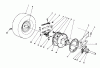 Toro 56133 (8-25) - 8-25 Rear Engine Rider, 1992 (2000001-2999999) Ricambi REAR AXLE ASSEMBLY